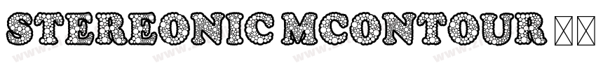 Stereonic MContour 字体转换
